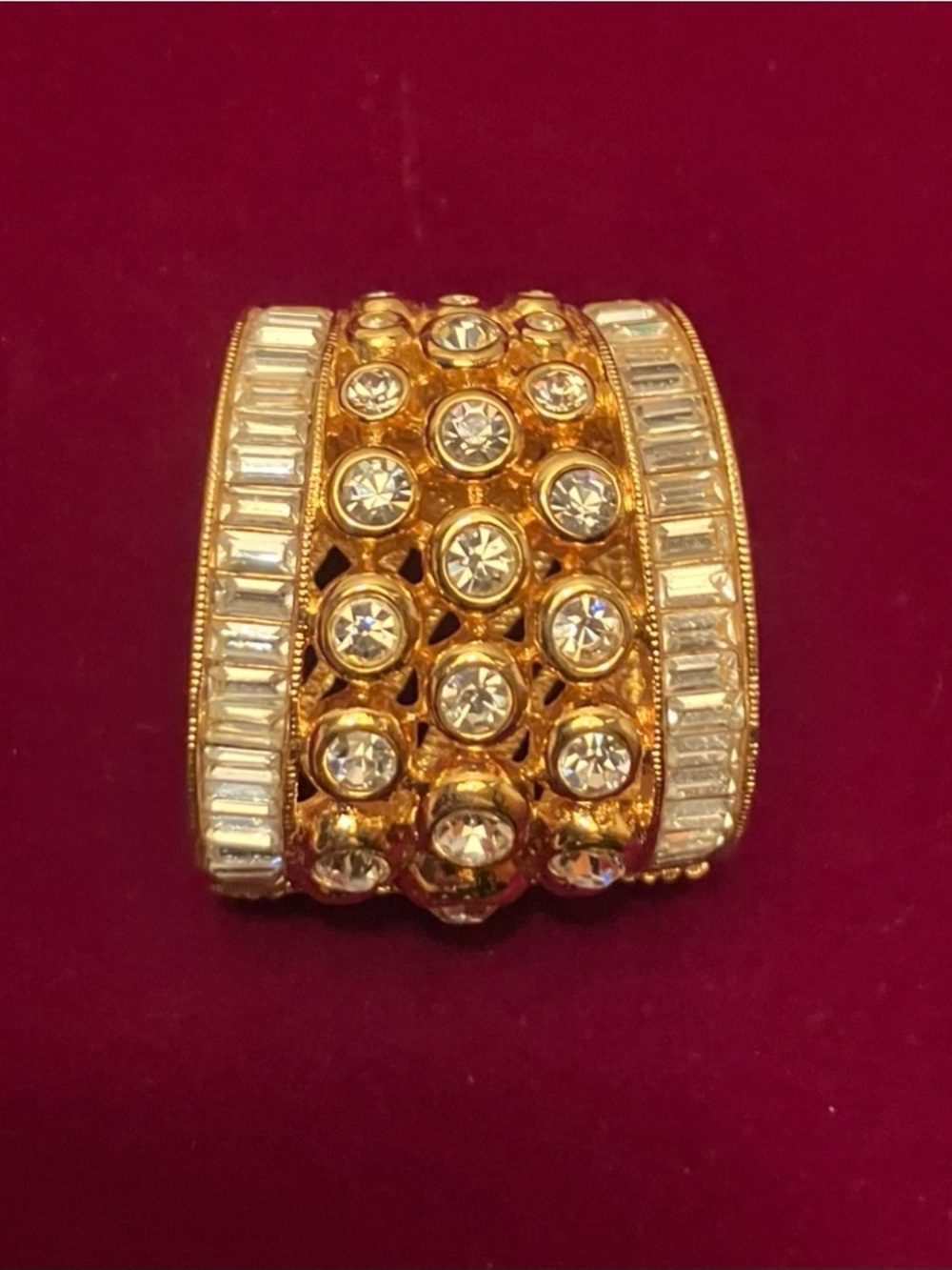 New lab grown emerald cut and princess lab grown diamond and gold silde